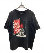 SCREEN STARSスクリーンズスターズ）の古着「90s Pop's Cool Love バンドプリントTシャツ」｜ブラック