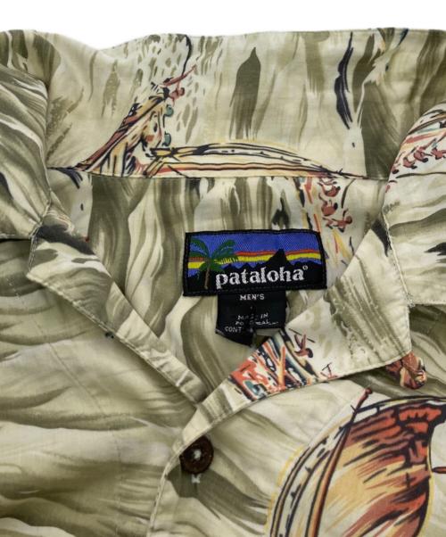 Patagonia（パタゴニア）Patagonia (パタゴニア) 00s pataloha ハワイアンアロハシャツ ベージュ サイズ:-の古着・服飾アイテム