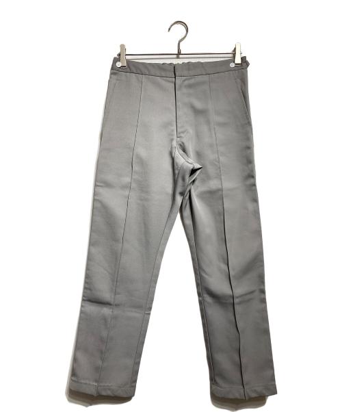COMME des GARCONS HOMME PLUS（コムデギャルソンオムプリュス）COMME des GARCONS HOMME PLUS (コムデギャルソンオムプリュス) センタープレスポリパンツ グレー サイズ:Sの古着・服飾アイテム