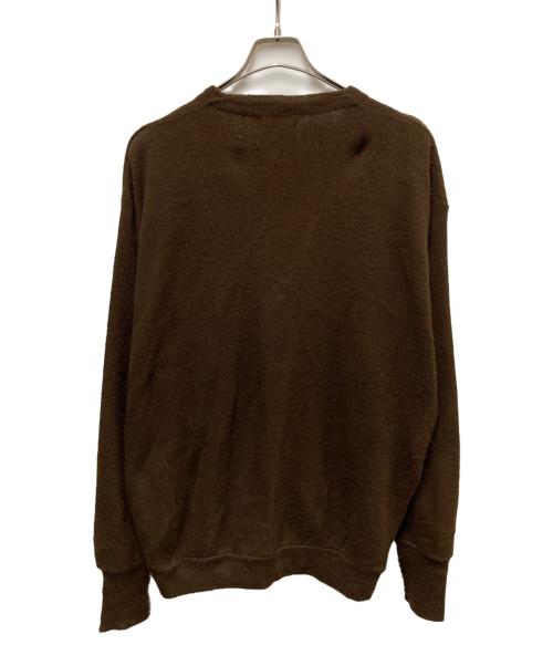 IZOD LACOSTE（アイゾッド ラコステ）IZOD LACOSTE (アイゾッド ラコステ) 70s アクリルカーディガン ブラウン サイズ:XLの古着・服飾アイテム
