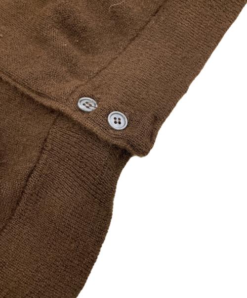 IZOD LACOSTE（アイゾッド ラコステ）IZOD LACOSTE (アイゾッド ラコステ) 70s アクリルカーディガン ブラウン サイズ:XLの古着・服飾アイテム