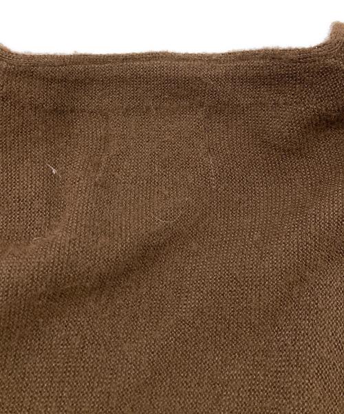 IZOD LACOSTE（アイゾッド ラコステ）IZOD LACOSTE (アイゾッド ラコステ) 70s アクリルカーディガン ブラウン サイズ:XLの古着・服飾アイテム
