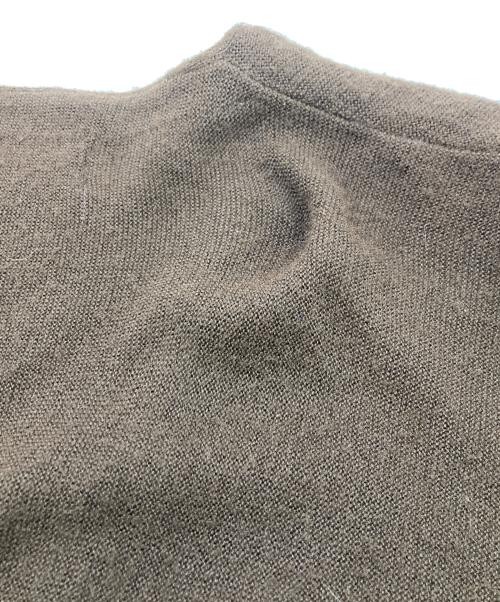 IZOD LACOSTE（アイゾッド ラコステ）IZOD LACOSTE (アイゾッド ラコステ) 70s アクリルカーディガン ブラウン サイズ:XLの古着・服飾アイテム