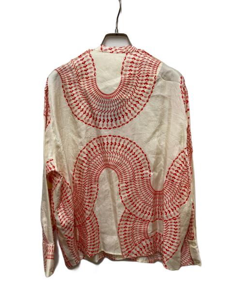 muller of yoshiokubo（ミュラーオブヨシオクボ）muller of yoshiokubo (ミュラーオブヨシオクボ) RADIAL 2WAY BLOUSE ベージュ サイズ:SIZE 36 未使用品の古着・服飾アイテム