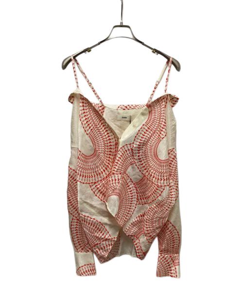 muller of yoshiokubo（ミュラーオブヨシオクボ）muller of yoshiokubo (ミュラーオブヨシオクボ) RADIAL 2WAY BLOUSE ベージュ サイズ:SIZE 36 未使用品の古着・服飾アイテム