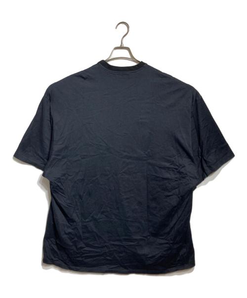 JULIUS NILoS JUDITH（ユリウスニルズ）JULIUS NILoS JUDITH (ユリウスニルズ) プリントビッグTシャツ ブラック サイズ:2の古着・服飾アイテム