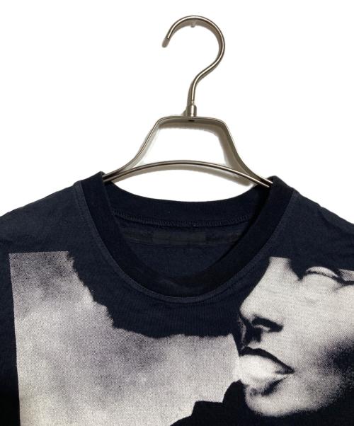 JULIUS NILoS JUDITH（ユリウスニルズ）JULIUS NILoS JUDITH (ユリウスニルズ) プリントビッグTシャツ ブラック サイズ:2の古着・服飾アイテム