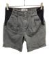 HELMUT LANG（ヘルムートラング）の古着「2タックショートデニムパンツ」｜グレー×ブラック