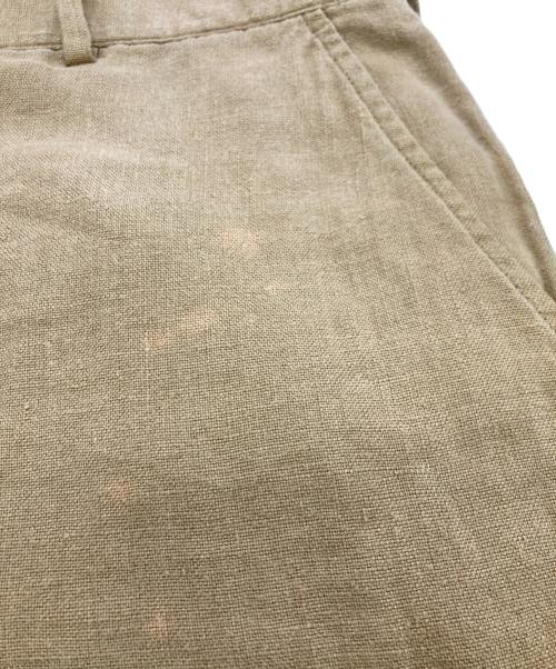 POLO RALPH LAUREN（ポロ・ラルフローレン）POLO RALPH LAUREN (ポロ・ラルフローレン) リネンストレートパンツ ベージュ サイズ:SIZE 38の古着・服飾アイテム