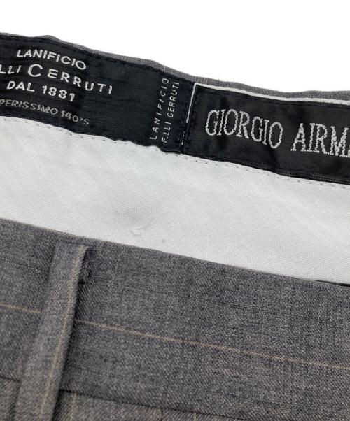 GIORGIO AIRMAN（ジョルジオエアーマン）GIORGIO AIRMAN (ジョルジオエアーマン) ストライプパンツ グレー サイズ:54の古着・服飾アイテム