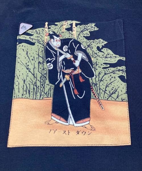 FIRST DOWN（ファーストダウン）FIRST DOWN (ファーストダウン) 90s 浮世絵大判プリントシャツ ブラック サイズ:XLの古着・服飾アイテム