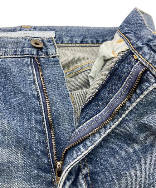 FRAMeWORK（フレームワーク）FRAMeWORK (フレームワーク) NEWデニムストレートパンツ インディゴ サイズ:	SIZE 34の古着・服飾アイテム