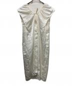 TOGA ARCHIVESトーガアーカイブス）の古着「Satin dress」｜ベージュ