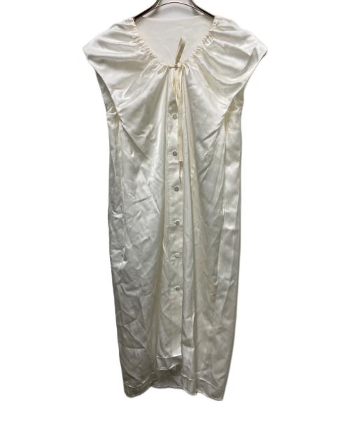 TOGA ARCHIVES（トーガアーカイブス）TOGA ARCHIVES (トーガアーカイブス) Satin dress ベージュ サイズ:36の古着・服飾アイテム