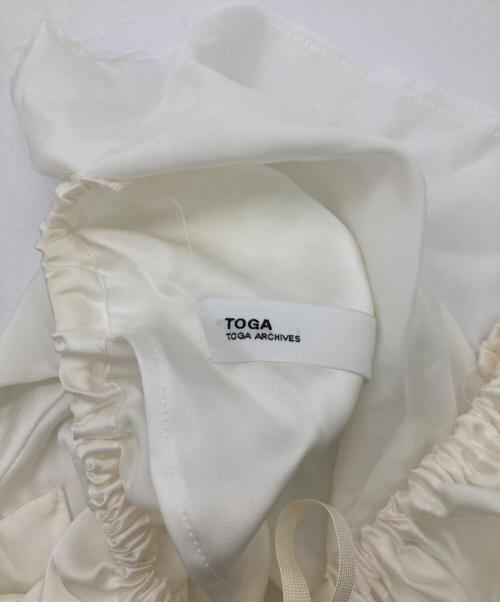 TOGA ARCHIVES（トーガアーカイブス）TOGA ARCHIVES (トーガアーカイブス) Satin dress ベージュ サイズ:36の古着・服飾アイテム
