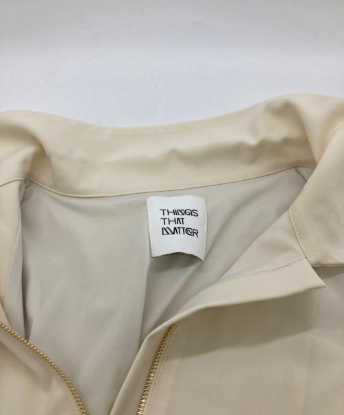 THINGS THAT MATTER（シングスザットマター）THINGS THAT MATTER (シングスザットマター) COMFORTABLE JUMPSUIT ベージュ サイズ:2の古着・服飾アイテム