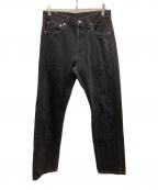 LEVI'Sリーバイス）の古着「90s 501後染めブラックデニムパンツ」｜ブラック