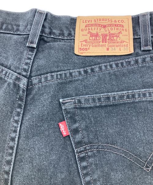 LEVI'S（リーバイス）LEVI'S (リーバイス) 00s 505後染めブラックデニムパンツ ブラック サイズ:W34の古着・服飾アイテム