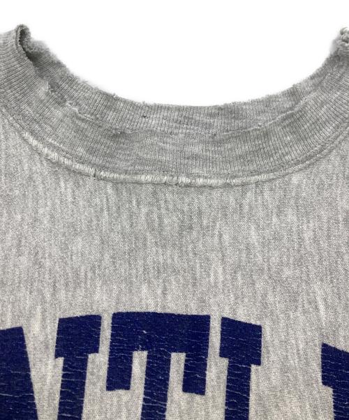 Champion（チャンピオン）Champion (チャンピオン) 80s カレッジプリントREVERSE WEAVE グレー サイズ:Lの古着・服飾アイテム
