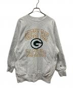 Championチャンピオン）の古着「90s カレッジプリントREVERSE WEAVE」｜グレー