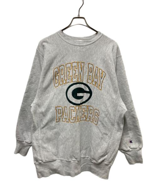 Champion（チャンピオン）Champion (チャンピオン) 90s カレッジプリントREVERSE WEAVE グレー サイズ:XXLの古着・服飾アイテム
