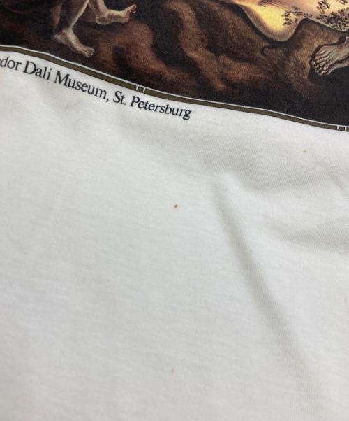 SALVADOR DALI（サルバドール・ダリ）SALVADOR DALI (サルバドール・ダリ) 90s  アートプリントTシャツ ホワイト サイズ:XLの古着・服飾アイテム