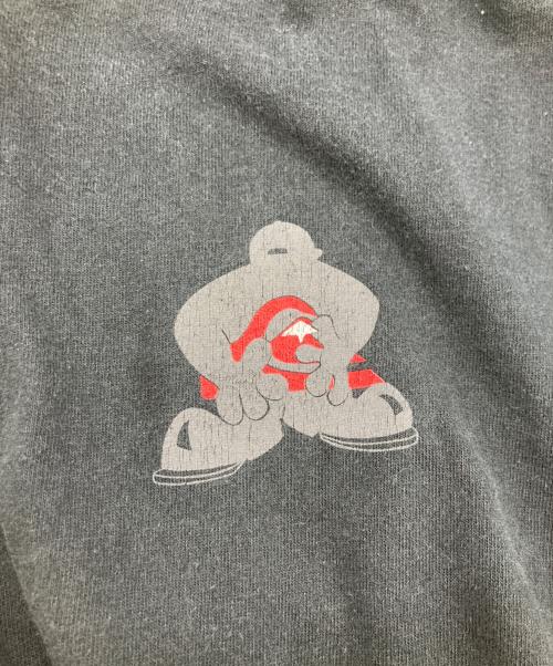 Quiksilver（クイックシルバー）Quiksilver (クイックシルバー) 90s キャラクターロゴTシャツ ブラック サイズ:XLの古着・服飾アイテム