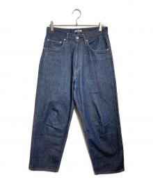 AURALEE（オーラリー）の古着「HARD TWIST DENIM WIDE PANTS」｜インディゴ