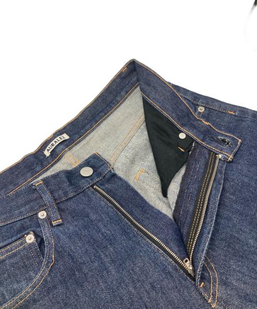 AURALEE（オーラリー）AURALEE (オーラリー) HARD TWIST DENIM WIDE PANTS インディゴ サイズ:28の古着・服飾アイテム