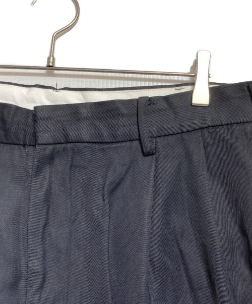 everyone（エブリワン）everyone (エブリワン) two tuck wide twill trouser/2タック・ワイド・ツイル・トラウザーズ ブラック サイズ:XLの古着・服飾アイテム