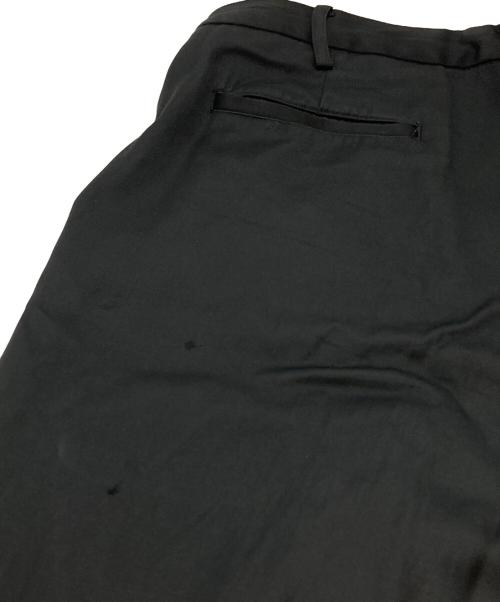 everyone（エブリワン）everyone (エブリワン) two tuck wide twill trouser/2タック・ワイド・ツイル・トラウザーズ ブラック サイズ:XLの古着・服飾アイテム