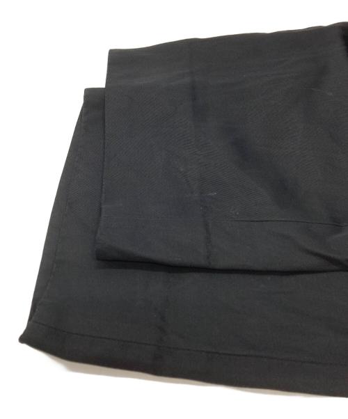 everyone（エブリワン）everyone (エブリワン) two tuck wide twill trouser/2タック・ワイド・ツイル・トラウザーズ ブラック サイズ:XLの古着・服飾アイテム