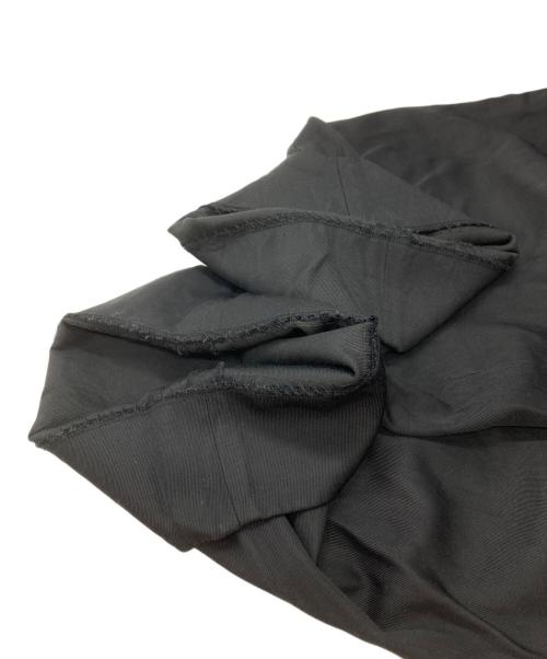 everyone（エブリワン）everyone (エブリワン) two tuck wide twill trouser/2タック・ワイド・ツイル・トラウザーズ ブラック サイズ:XLの古着・服飾アイテム