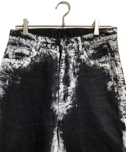 YUKI HASHIMOTO（ユウキハシモト）YUKI HASHIMOTO (ユウキハシモト) CHARCOAL PAINT PAINTER PANTS/ちゃるコールペイントペインターパンツ ブラック サイズ:4の古着・服飾アイテム