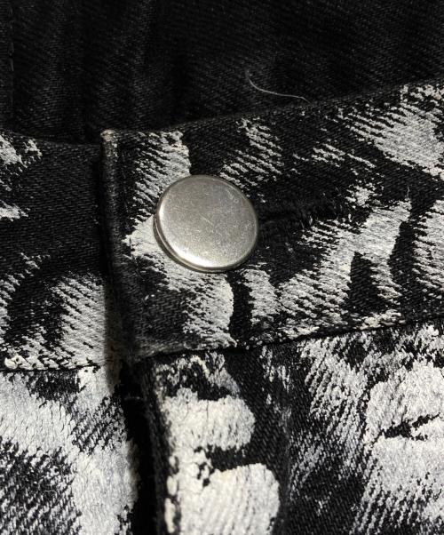 YUKI HASHIMOTO（ユウキハシモト）YUKI HASHIMOTO (ユウキハシモト) CHARCOAL PAINT PAINTER PANTS/ちゃるコールペイントペインターパンツ ブラック サイズ:4の古着・服飾アイテム