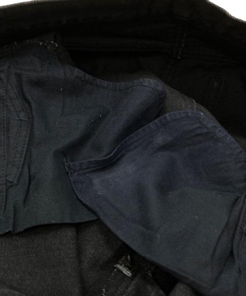 YUKI HASHIMOTO（ユウキハシモト）YUKI HASHIMOTO (ユウキハシモト) CHARCOAL PAINT PAINTER PANTS/ちゃるコールペイントペインターパンツ ブラック サイズ:4の古着・服飾アイテム