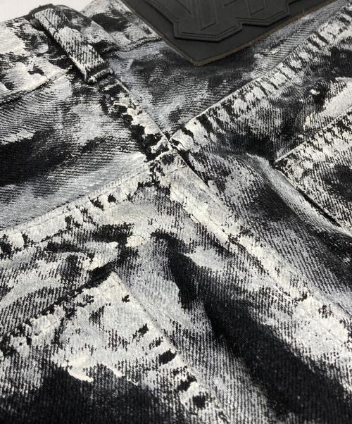 YUKI HASHIMOTO（ユウキハシモト）YUKI HASHIMOTO (ユウキハシモト) CHARCOAL PAINT PAINTER PANTS/ちゃるコールペイントペインターパンツ ブラック サイズ:4の古着・服飾アイテム