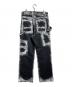 YUKI HASHIMOTO (ユウキハシモト) CHARCOAL PAINT PAINTER PANTS/ちゃるコールペイントペインターパンツ ブラック サイズ:4：12000円