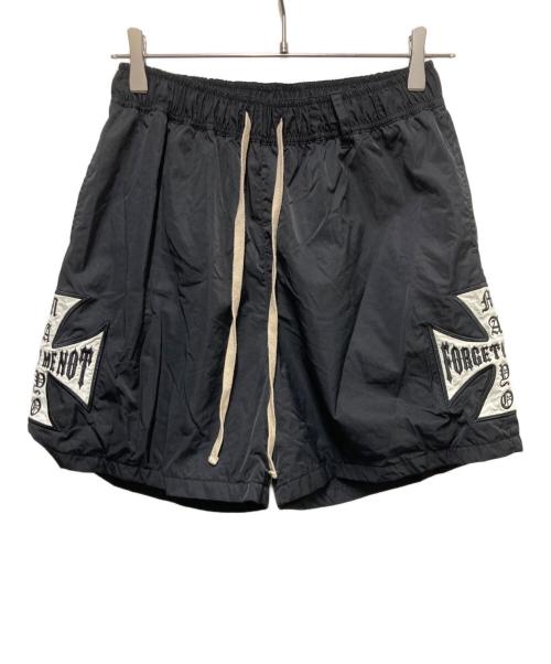 MAYO（メイヨー）MAYO (メイヨー) IRON CROSS EMBROIDERY 2WAY NYLON SHORTS ブラック サイズ:Mの古着・服飾アイテム
