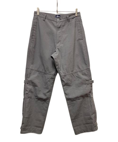 stussy（ステューシー）stussy (ステューシー) 90s-00s ライディングパンツ グレー サイズ:SIZE 76cm (W30)の古着・服飾アイテム