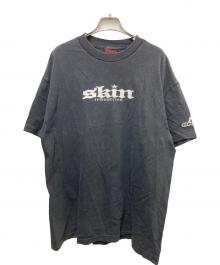 SKIN industries（スキンインダストリーズ）の古着「90s ロゴプリントTシャツ」｜ブラック