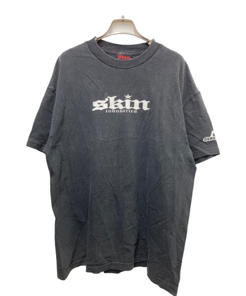 SKIN industries（スキンインダストリーズ）SKIN industries (スキンインダストリーズ) 90s ロゴプリントTシャツ ブラック サイズ:不明の古着・服飾アイテム