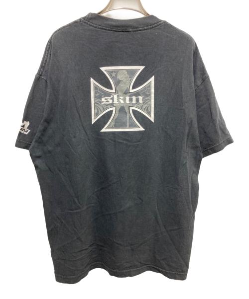 SKIN industries（スキンインダストリーズ）SKIN industries (スキンインダストリーズ) 90s ロゴプリントTシャツ ブラック サイズ:不明の古着・服飾アイテム