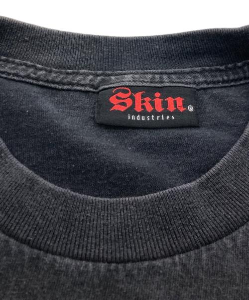 SKIN industries（スキンインダストリーズ）SKIN industries (スキンインダストリーズ) 90s ロゴプリントTシャツ ブラック サイズ:不明の古着・服飾アイテム