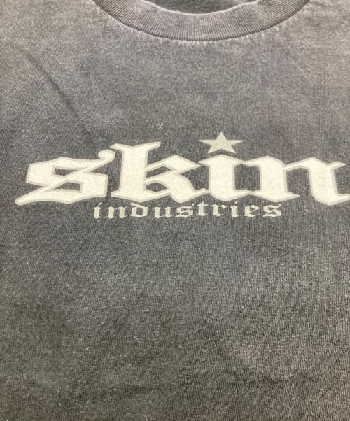 SKIN industries（スキンインダストリーズ）SKIN industries (スキンインダストリーズ) 90s ロゴプリントTシャツ ブラック サイズ:不明の古着・服飾アイテム