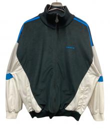 adidas（アディダス）の古着「80s ベロアトラックジャケット」｜ホワイト×ブラック