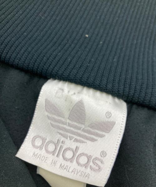 adidas（アディダス）adidas (アディダス) 80s ベロアトラックジャケット ホワイト×ブラック サイズ:不明の古着・服飾アイテム