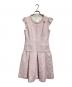 Rene（ルネ）の古着「ミツバチビジューツイードワンピース/Honeybee Bijou Tweed Dress」｜ピンク