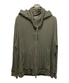DIESEL Black Gold（ディーゼル ブラック ゴールド）の古着「ジップパーカー」｜オリーブ
