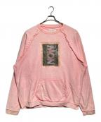 Maison Margielaメゾンマルジェラ）の古着「インサイドアウトスウェット/Inside-out sweatshirt」｜ピンク
